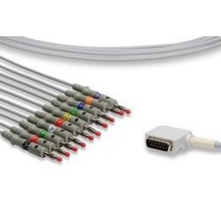 ILB GOLD Replacement For Kenz, Cardico 302 Direct-Connect Ekg Cables CARDICO 302 DIRECT-CONNECT EKG CABLES